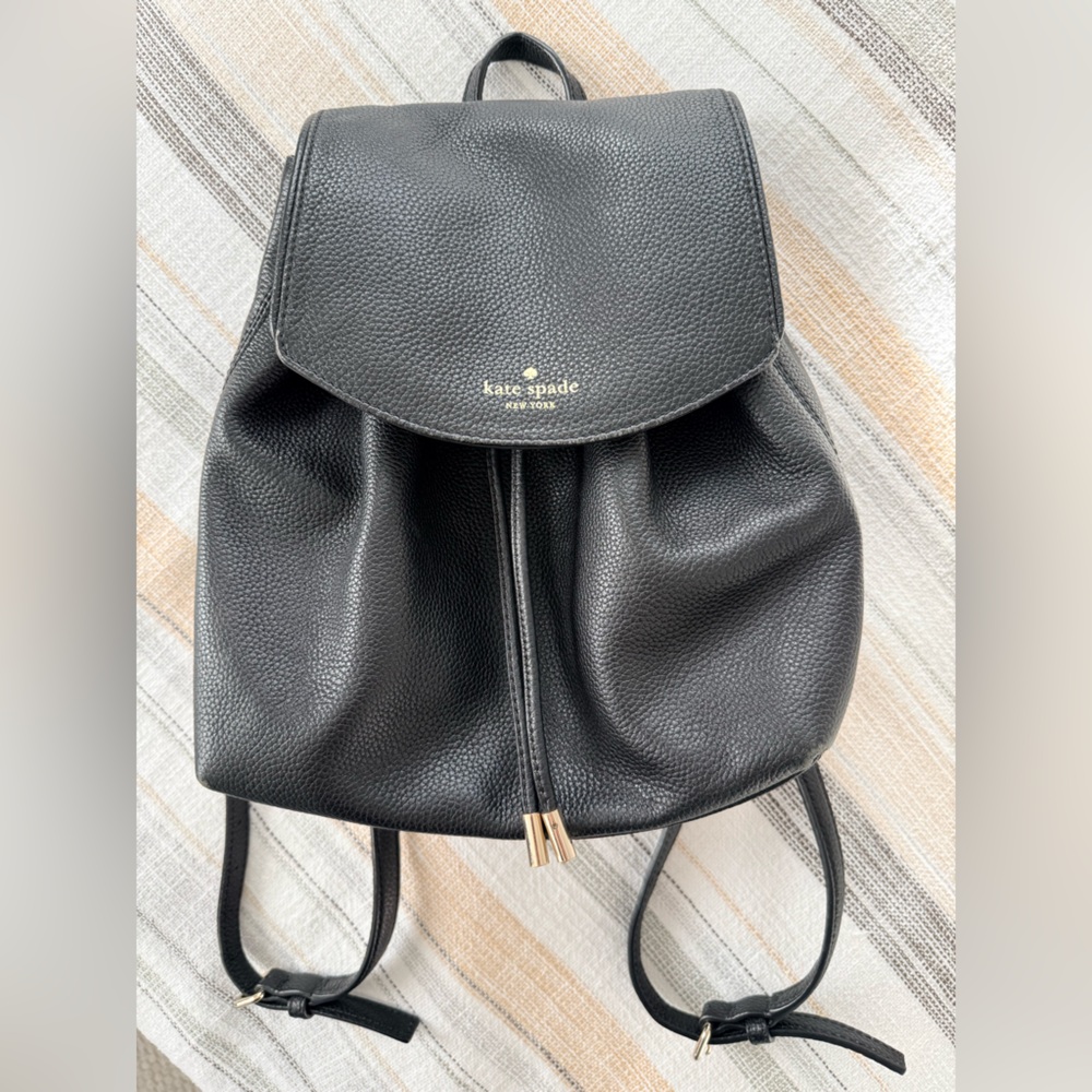 Kate Spade Black Textured Bag